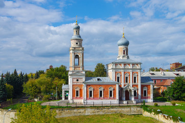 Fototapeta na wymiar SERPUKHOV, RUSSIA - September, 2019: Church Of The Assumption Of The Blessed Virgin