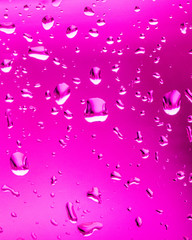 Neon Pink Water Droplet Background