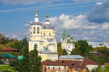 SERPUKHOV, RUSSIA - September, 2019: View of the Church of the Prophet Elijah