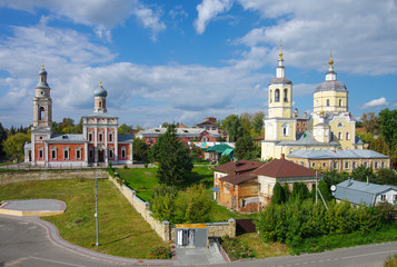 Fototapeta na wymiar SERPUKHOV, RUSSIA - September, 2019: View of the Church of the Prophet Elijah