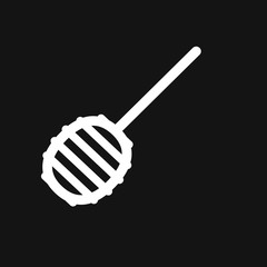 Honey vector icon, dairy and natural products