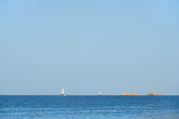 Fototapeta premium Excursion at the coast from Corsica