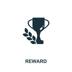 Reward icon from video games collection. Simple line Reward icon for templates, web design and infographics