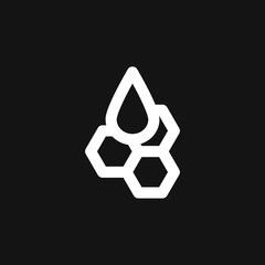 Jar vector icon with cap isolated on background. Honey symbol