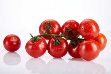 Fresh summer vegetables tomato cocktail on white background natural organic food healthy nutrition diet vitamins ingredient vegetarian.