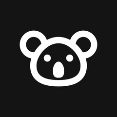 Koala bear icon animal symbol, logo, symbol