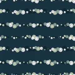 Fototapeta premium Cute hand drawn doodle circles seamless pattern, abstract and modern background, great for textiles, banners, wallpapers, wrapping - vector design