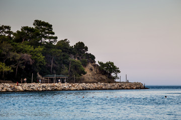 View of the mountains of Kemer.
