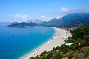 Coastline in Oludeniz, Turkey
