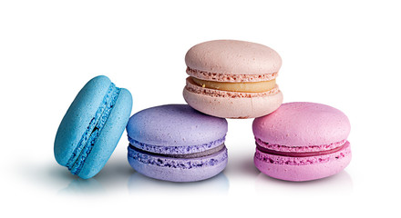 Three macaroon pyramid and one near