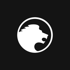 Lion vector icon. Key ideas is business, design, branding
