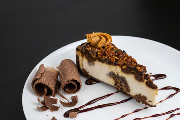 cake with chocolate