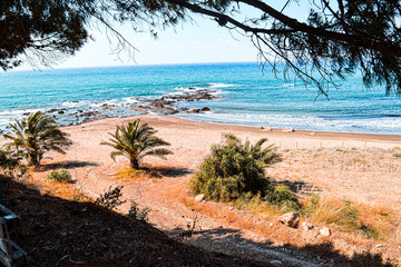 natur of zyprus - look on the ocean - greece 