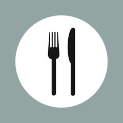 Fork,knife  icon design illustration