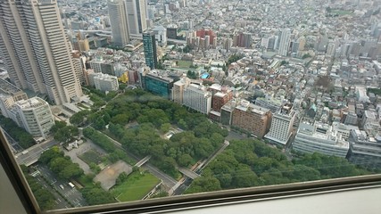 Naklejka premium 展望台からの景色