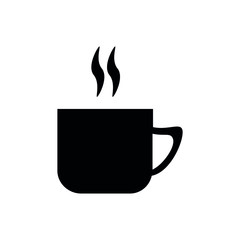 Tea, coffe cup icon glyph illustration