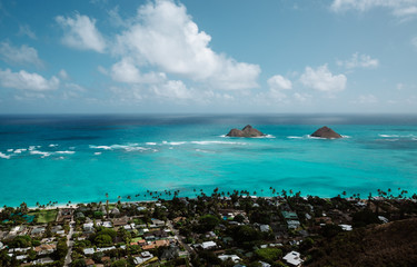 Obraz premium Lanikai Beach Oahu Hawaii