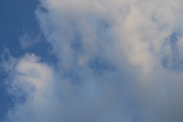 blue sky with clouds