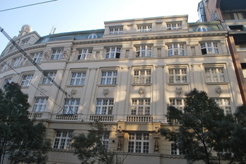 Fototapeta na wymiar Nice building in Belgrade