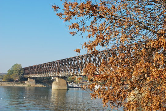 bridge over river in Belgrade