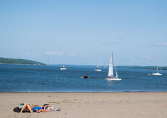 plage de la baiede beauport
