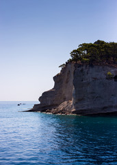 Fototapeta premium Kemer, Turkey / 08-28-2019. View of the mountains of Kemer.