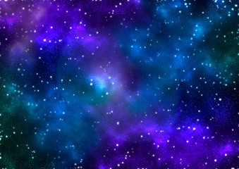 Starry sky cosmos abstract background