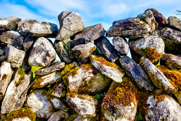 Dry stone wall