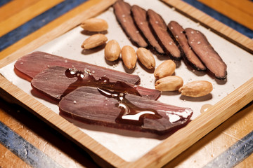 Plato de comida mediterránea