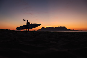 Hora dorada para empezar a hacer Paddle Surf