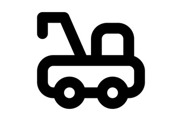 Tow truck icon. Trendy Tow truck logo concept