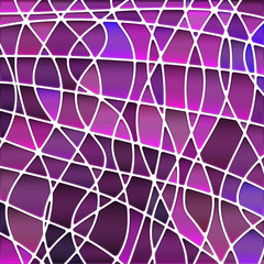 abstract vector stained-glass mosaic background