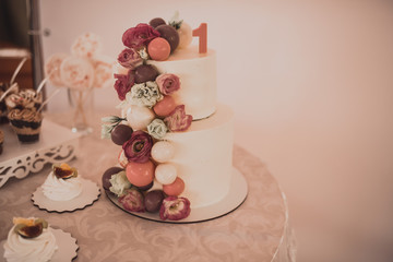 catering services in restaurant outdoor on wedding ceremony. Food and glass of champagne. restaurant