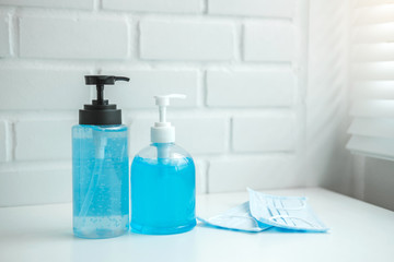 Alcohol gel Product clean wash hand sanitizer anti virus bacteria dirty skin care to prevent viruses and diseases