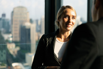 Corporate business team meeting discussion and startup concept. Coworking team meeting. Group of...