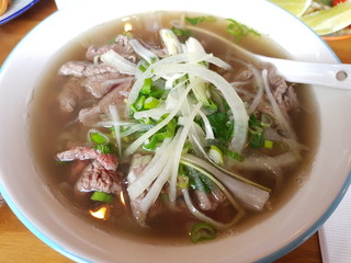 Pho noodle soup