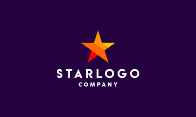 Star Colorful Technology Logo Vector Design Template. startup and creative Icon. geometric app Symbol For Company And business.