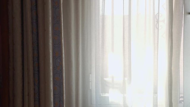 Curtain decoration and window