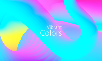 Vibrant Color. Fluid Background. Colorful Design.