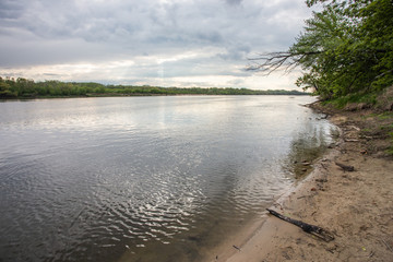 Vistula river bank