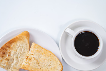 Andalusian breakfast on background