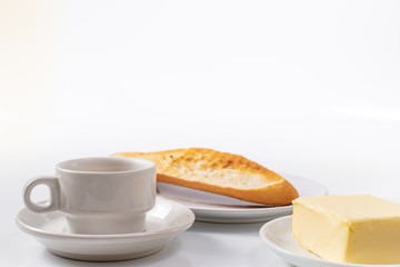 Andalusian breakfast on background