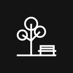 Rest icon vector, flat icons isolated on background