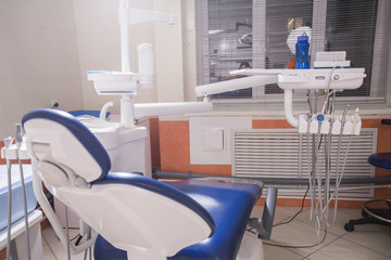 Dentist tools and equipment, utensils for health care and teeth care.