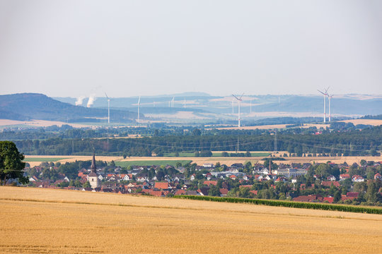 Landschaft um den Deister, Niedersachsen, Deutschland