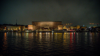 Obraz premium Stockholm, Night life / Sweden 