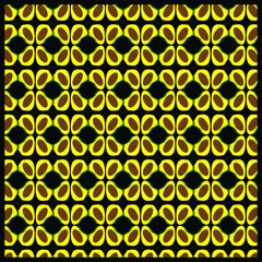 seamless pattern with yellow flowers