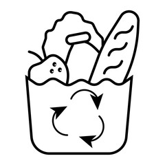 groceries icon vector from gastronomy collection collection