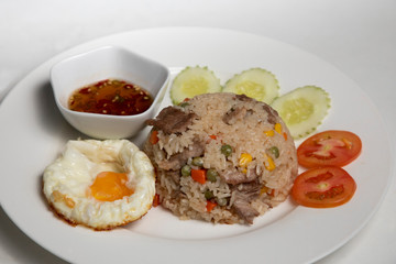fried rice with pork