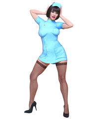 Beautiful woman doctor.